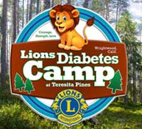 Lions Diabetes Camp Logo
